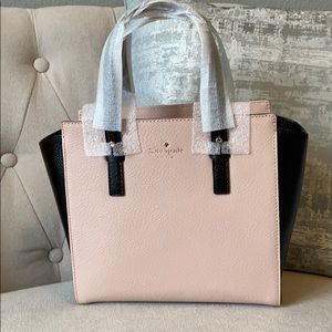 NWT Kate Spade Small Leather Color block Satchel